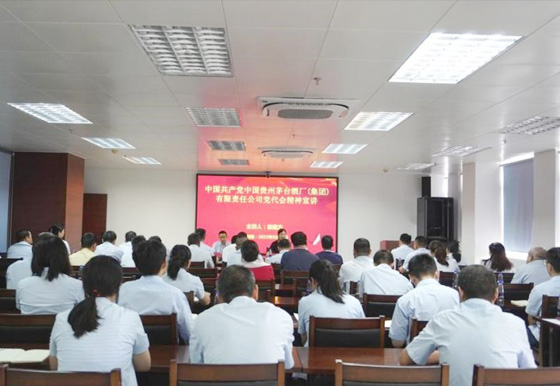 珠海龍獅瓶蓋公司宣講茅臺集團(tuán)黨員代表大會精神