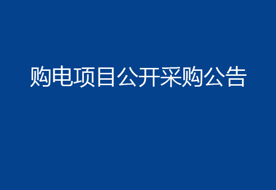 珠海經濟特區(qū)龍獅瓶蓋有限公司市場化購電項目公開采購公告