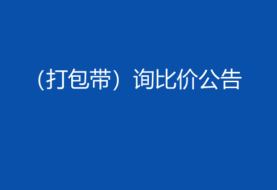 珠海經濟特區(qū)龍獅瓶蓋有限公司采購包輔材料項目（打包帶）詢比價公告