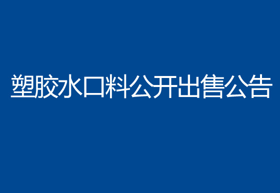 珠海經(jīng)濟特區(qū)龍獅瓶蓋有限公司塑膠水口料公開出售公告